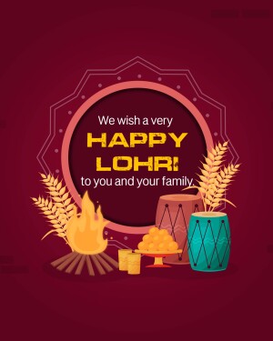 Happy Lohri hd images poster banner status and hd photos